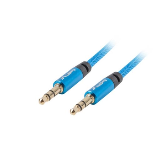 Audiokabel Lanberg CA-MJMJ-10CU-0010-BL 3,5mm Stecker zu Stecker 1m Blau Audiokabel Lanberg CA-MJMJ-10CU-0010-BL 3,5mm Stecker zu Stecker 1m Blau
