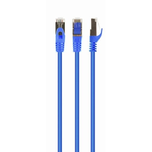 Cable de red Gembird PP6A-LSZHCU-B-1.5M 1,5m Cat6a RJ-45 Azul LSZH chapado en oro