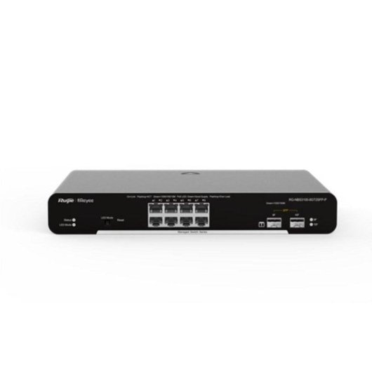 Switch Ruijie RG-NBS3100-8GT2SFP-P 8 Gigabit-Ports Managed L2 PoE 2 SFP