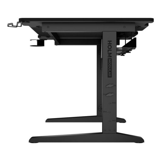 Mesa Gaming Genesis 120cm Acero y MDF Altura Regulable LED Paneles Modulares