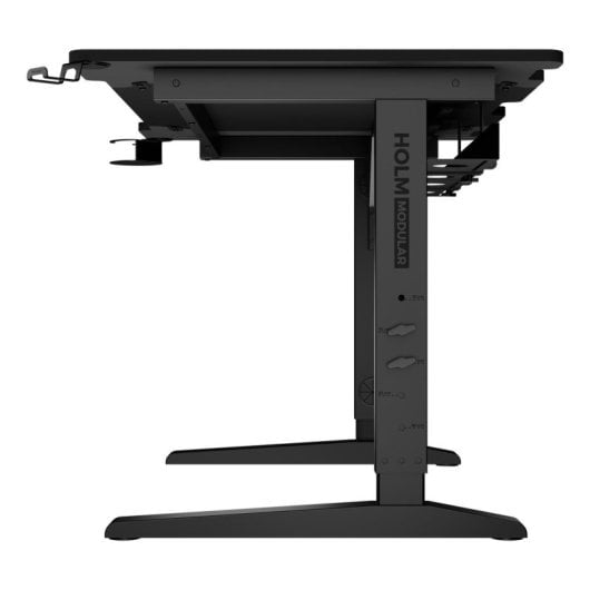 Mesa Gaming Genesis 120cm Acero y MDF Altura Regulable LED Paneles Modulares
