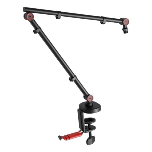 Soporte de brazo para micrófono Genesis NGM-2156 Thulium 500 Base escritorio, acero compacto 1Kg