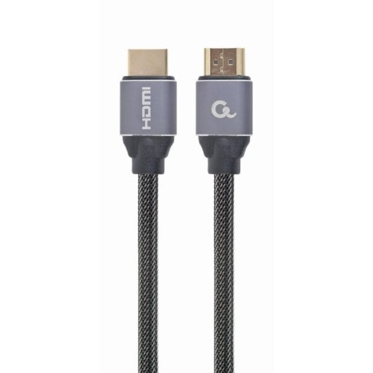 Cable HDMI Gembird CCBP-HDMI-7.5M 7,5m Tipo A 4K UHD 60Hz Chapado en Oro Gris