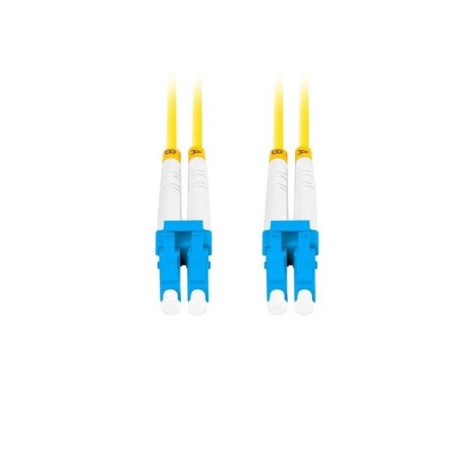 Cable de fibra óptica Lanberg FO-LULU-SD11-0020-YE 2m LC a LC amarillo