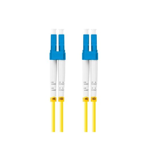 Cable de fibra óptica Lanberg FO-LULU-SD11-0020-YE 2m LC a LC amarillo