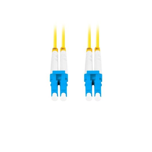 Cable de fibra óptica Lanberg FO-LULU-SD11-0020-YE 2m LC a LC amarillo