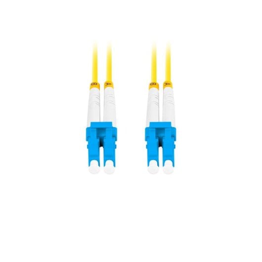 Cable de fibra óptica Lanberg FO-LULU-SD11-0010-YE G.657.A1 3m LC a LC amarillo
