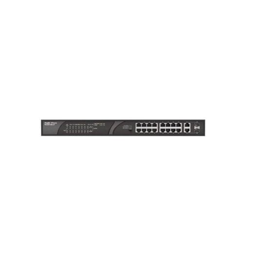 Switch Ruijie RG-ES118S-LP 18 Ports Fast Ethernet PoE Montagem em Rack