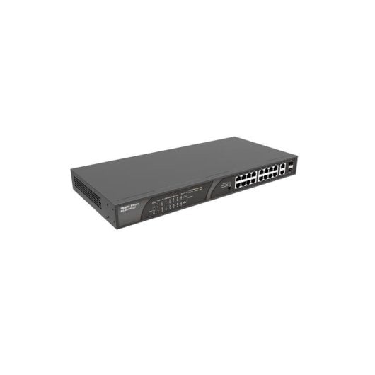 Switch Ruijie RG-ES118S-LP 18 Ports Fast Ethernet PoE Montagem em Rack