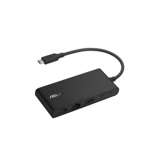 Dock USB-C ASUS Dual 4K DC201 100W Negro USB 3.2 Gen 2 10Gbps Ethernet 1Gbps