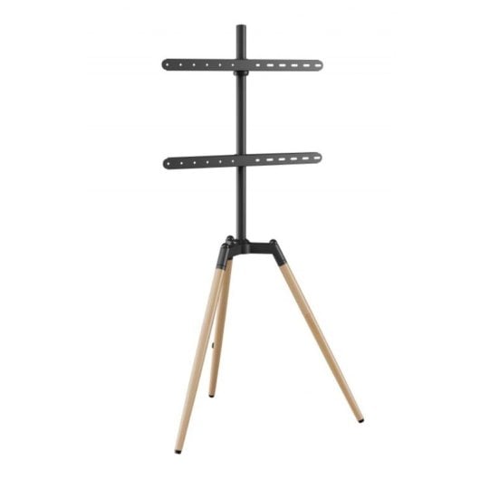 Soporte TV Gembird TVS-65S-01 Base Giratoria Gestión Cables 32-65" 32kg 600x400mm Negro/Madera