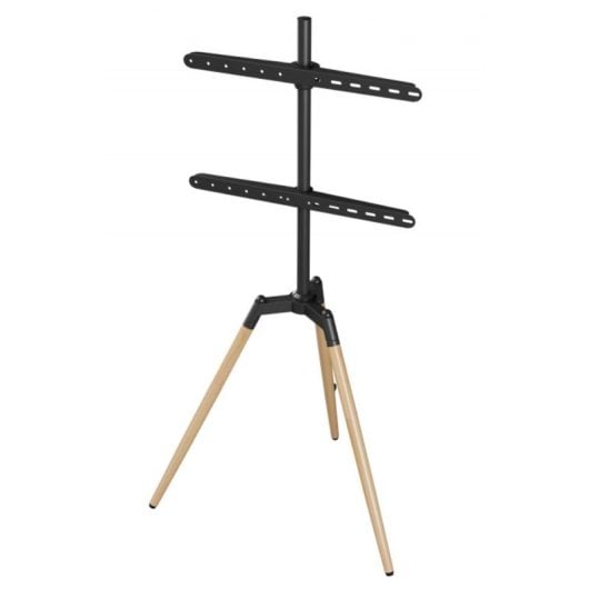 Soporte TV Gembird TVS-65S-01 Base Giratoria Gestión Cables 32-65" 32kg 600x400mm Negro/Madera