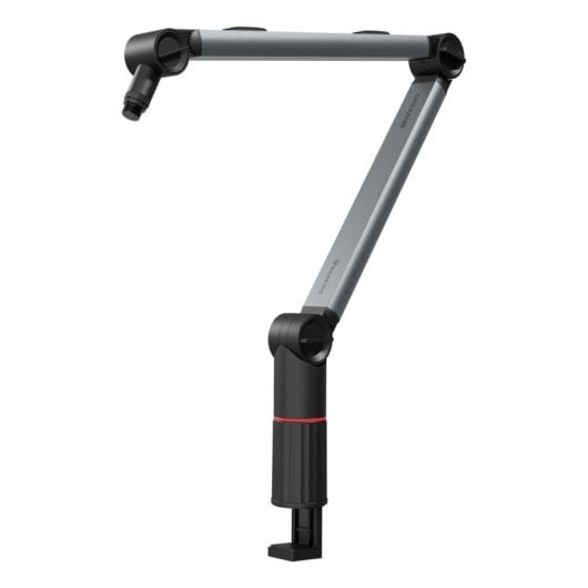 Soporte de brazo para micrófono Genesis NGM-2157 Thulium 700 aluminio base escritorio gris 1,1kg
