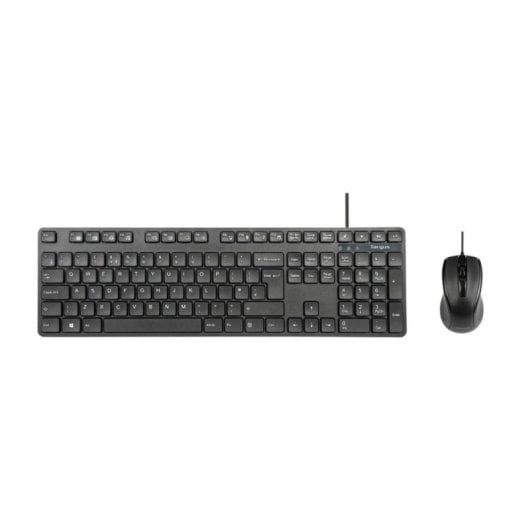 Teclado de membrana Targus AKM622ES Layout ES alámbrico USB con ratón incluido