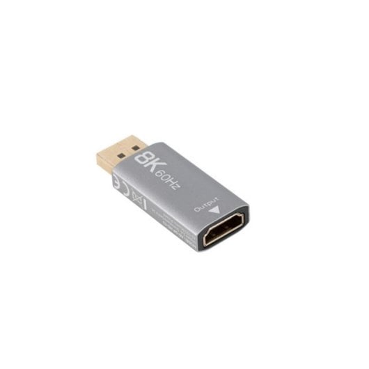 Adaptador Lanberg AD-DP-HD-03 DisplayPort Macho para HDMI Hembra Direito Adaptador Lanberg AD-DP-HD-03 DisplayPort Macho para HDMI Hembra Direito