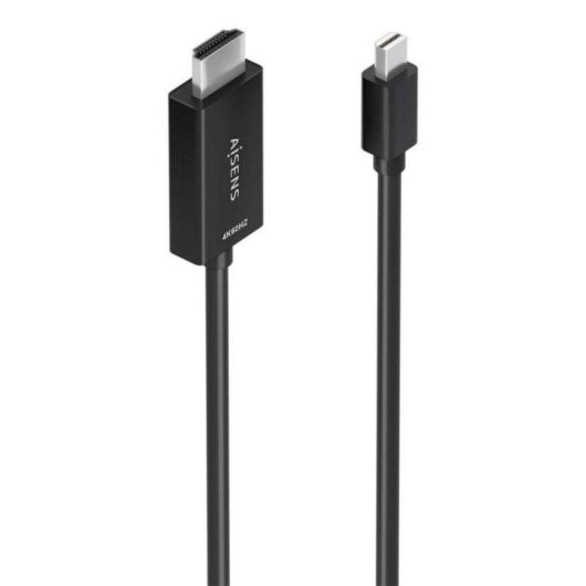 Cable Conversor Aisens Mini DisplayPort a HDMI 4K@60Hz 1m Negro