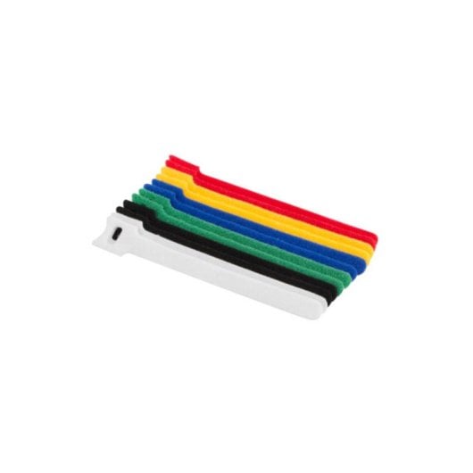 Bridas Lanberg ORG01-MT150-MC6 Adherentes pour Câbles en Toile 150 mm, 12 pièces