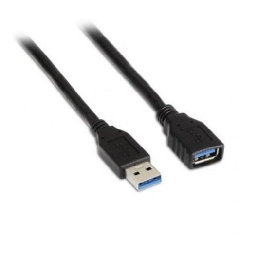 Cavo Estensione USB 3.0 AISENS A105-0041 1 Metro 5 Gbps Nero Cavo Estensione USB 3.0 AISENS A105-0041 1 Metro 5 Gbps Nero
