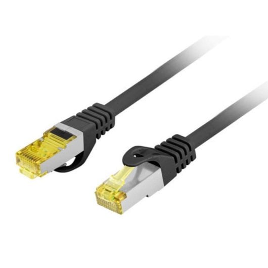 Cabo de Rede Lanberg PCF6A-10CU-0150-BK 1,5m Cat6a S/FTP Preto Alto Desempenho