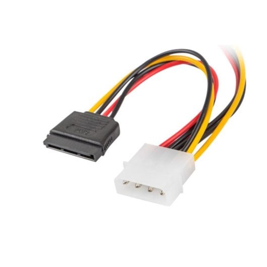 Câble d'alimentation Lanberg CA-HDSA-11CU-0015 0,15 m Molex à 2 x SATA droit