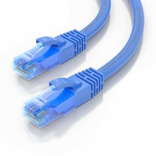 Cavo di rete Aisens A135-0798 Cat.6 UTP AWG26 CCA RJ45 75cm Blu