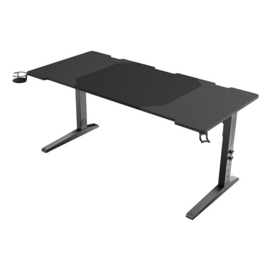 Mesa Gaming Genesis 160cm MDF y Acero Modular Regulable LEDs y Gestión de Cables
