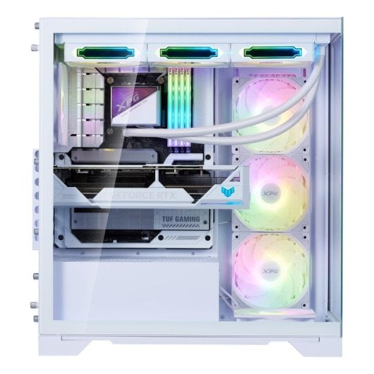 Gabinete PC XPG Invader X BTF Branco ATX Micro-ATX Mini-ATX SPCC Vidro Temperado