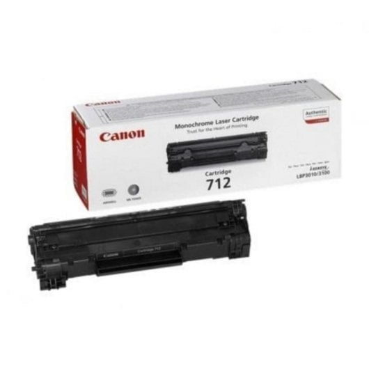 Toner Canon 712 1870B002 Noir 1500 pages Compatible avec Canon LBP3010/3100