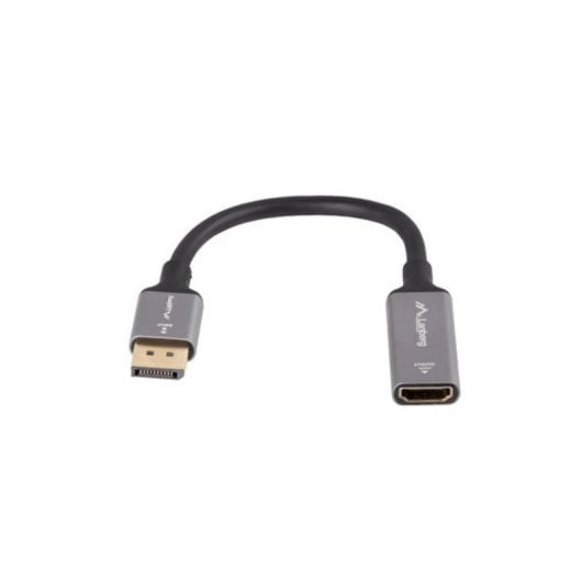 Adaptador Lanberg AD-DP-HD-04 0,2m DisplayPort a HDMI Macho-Hembra