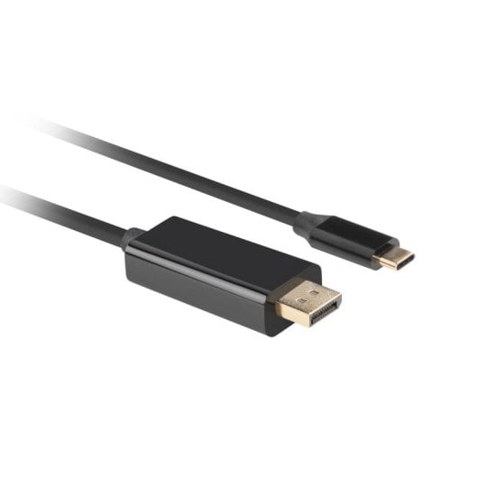 Cable Lanberg CA-CMDP-10CU-0010-BK 1m USB-C a DisplayPort 4K Macho-Macho Negro