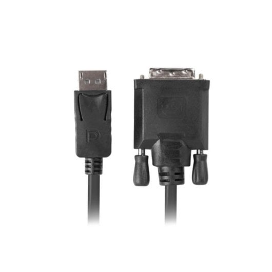 Cable DisplayPort a DVI-D Lanberg CA-DPDV-10CU-0018-BK 1,8m Full HD Macho-Macho