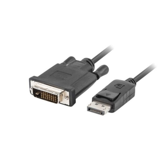 Cable DisplayPort a DVI-D Lanberg CA-DPDV-10CU-0018-BK 1,8m Full HD Macho-Macho