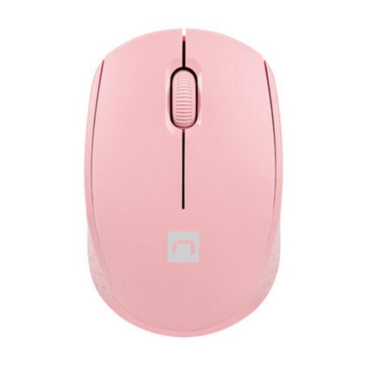 Souris NATEC STORK Ambidextre Bluetooth + USB Type-A 1600 DPI Rose