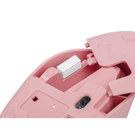 Souris NATEC STORK Ambidextre Bluetooth + USB Type-A 1600 DPI Rose