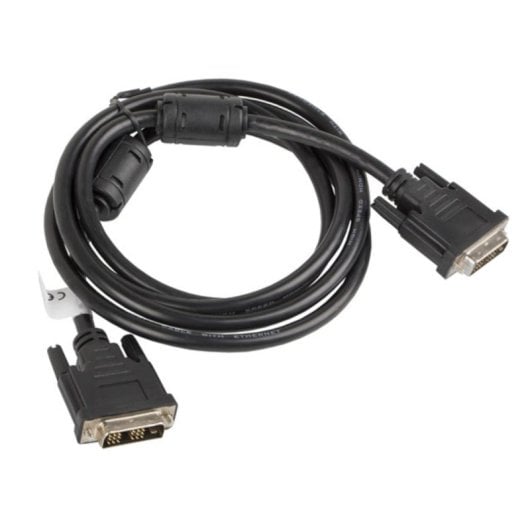 Câble DVI-D Lanberg CA-DVIS-10CC-0018-BK 1,8m Macho à Macho Noir