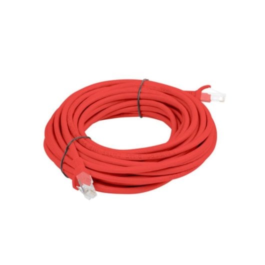 Netzwerkkabel Lanberg PCU6-10CC-1000-R Cat6 U/UTP RJ-45 10m Rot Netzwerkkabel Lanberg PCU6-10CC-1000-R Cat6 U/UTP RJ-45 10m Rot