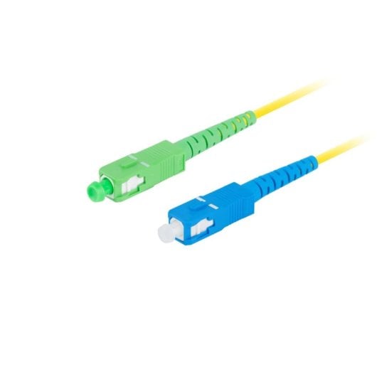 Lanberg FO-SASU-SS21-0010-YE Cabo de Fibra Óptica SC-SC 1m G.657.A1