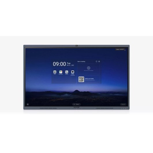 Panel plano interactivo MAXHUB C7530 75" LED 4K Ultra HD 16/7 Negro pantalla táctil