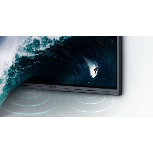Panel plano interactivo MAXHUB C7530 75" LED 4K Ultra HD 16/7 Negro pantalla táctil