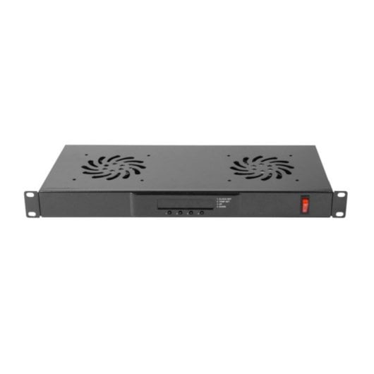 Panel Lanberg AK-1502-B 2 Ventiladores Integrados 2,93 kg Negro Corriente Alterna
