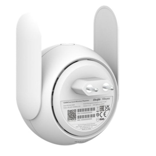 Router Ruijie RG-EW1200R WiFi 5 Doble Banda 867 Mbps 300 Mbps Externo Branco