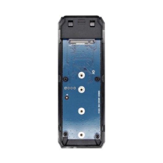 Caja externa SSD M.2 NVMe Aisens ASM2-RGB013B USB 3.2 Gen2 RGB Sin Tornillos ABS Negra