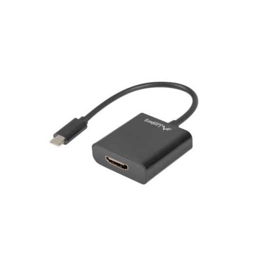 Adaptador Lanberg AD-UC-HD-01 USB Tipo C 3.2 Gen 1 a HDMI 1920x1200 ABS Negro 0,15m