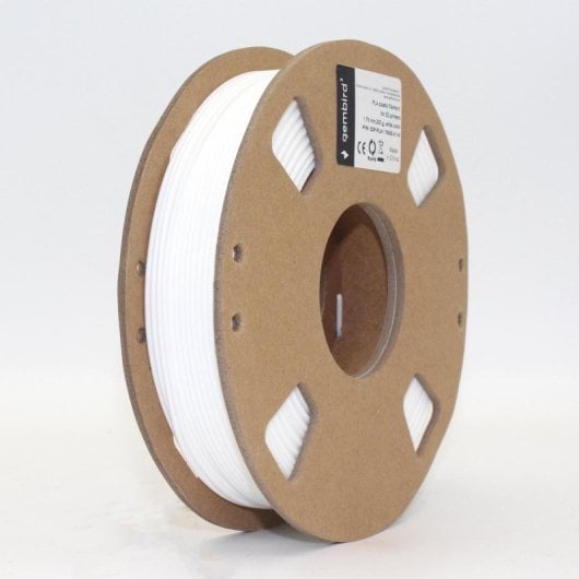 Filamento 3D Gembird 3DP-PLA1.75GE-01-W PLA 1.75mm Blanco 330g Compatible Universal