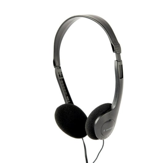 Auriculares Gembird con cable, control de volumen, espuma suave, negros