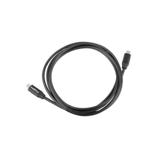 USB-C Kabel Lanberg CA-CMCM-40CU-0010-BK 1m Schwarz vergoldete Kontakte