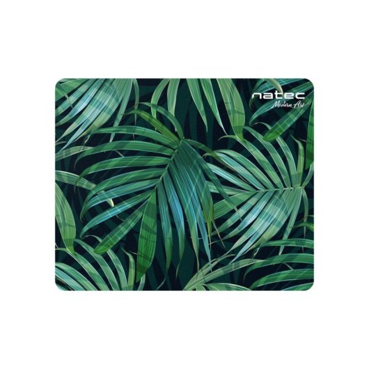 Alfombrilla NATEC Modern Art Palm Tree multicolor 180x220mm tela caucho base antiderrapante