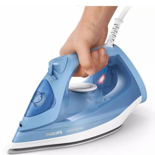 Plancha Philips 3000 series DST3020/20 Suela cerámica 2200W Golpe vapor 160g/min Azul
