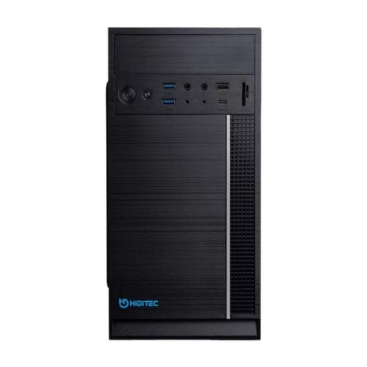 Torre Hiditec Q5 PRO Mini ATX/ITX USB 3.1 Type-C Lector SD Compacta Negra