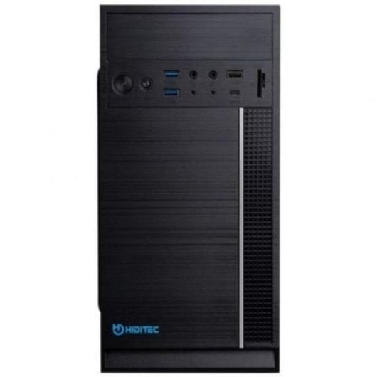 Torre Hiditec Q5 PRO Mini ATX/ITX USB 3.1 Type-C Lector SD Compacta Negra